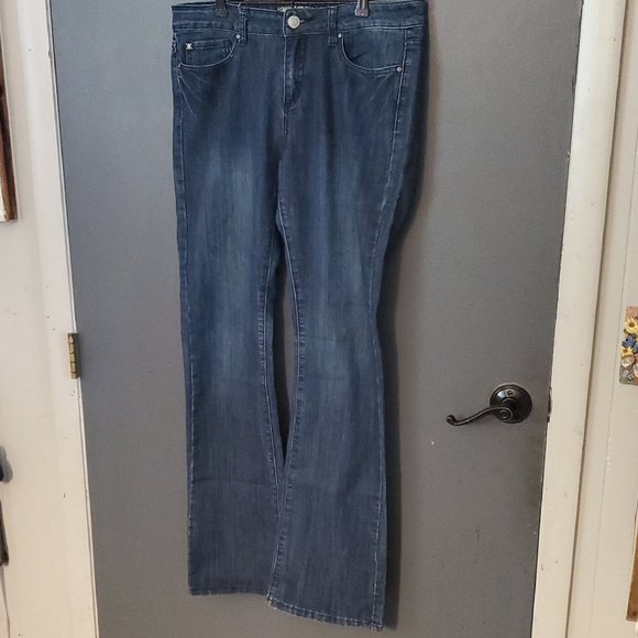 Kardashian Kollection Denim - Kardashian Kollection Blue Straight Leg Jeans Size 10